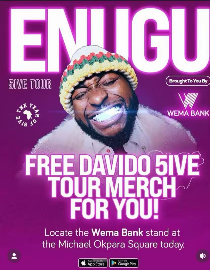 Davido Shuts Down Enugu with His Electrified‘FIVE ALIVE TOUR’ A Night of Music, Energy, and History