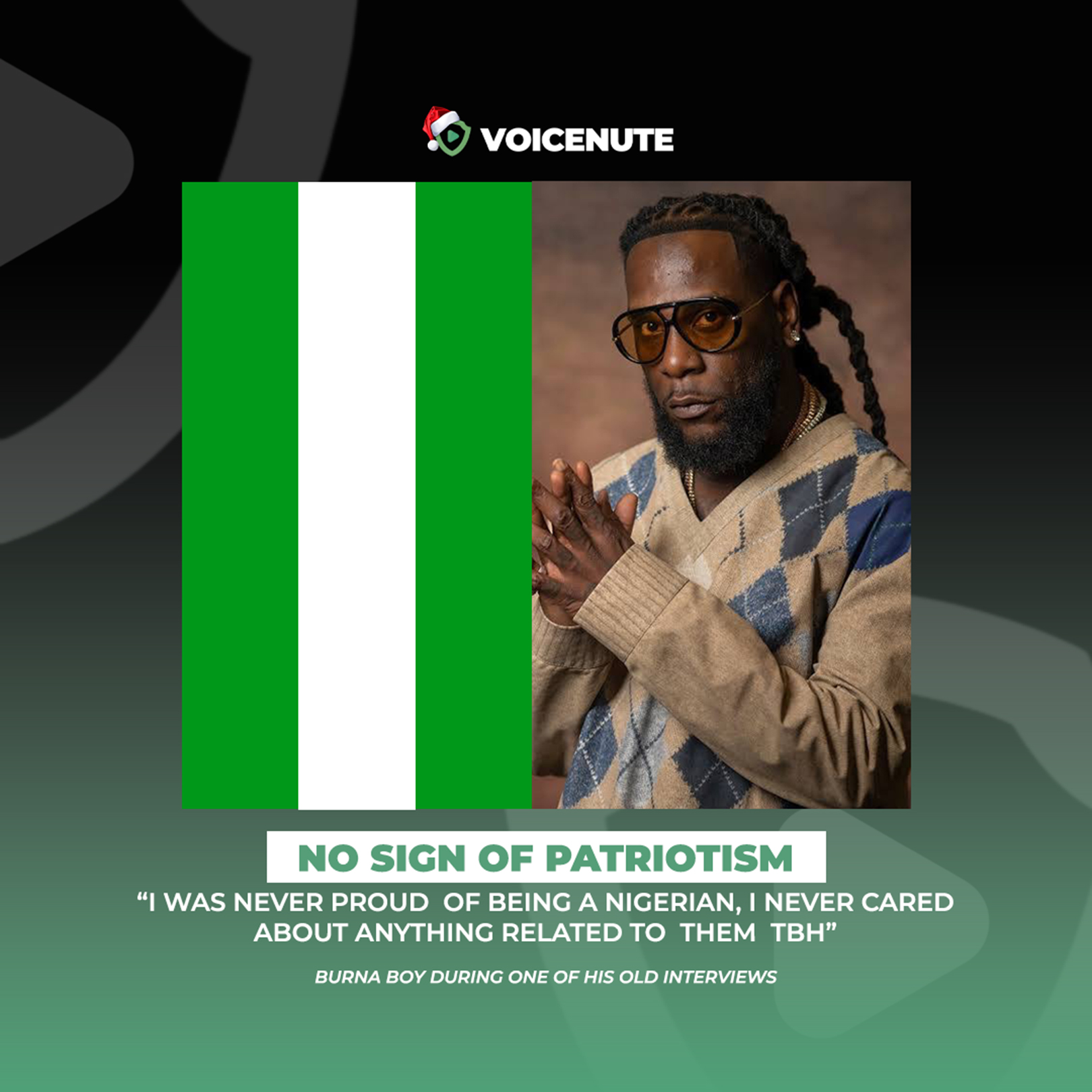 “No Sign of Patriotism?”: Burna Boy’s Old Interview Quote Sparks Fresh Reactions Online
